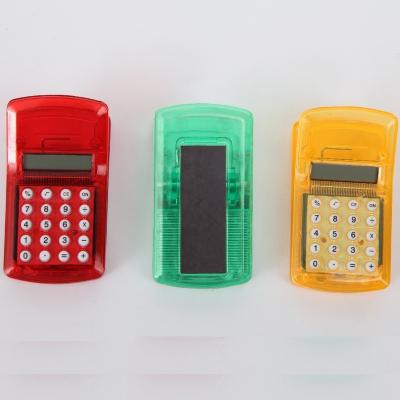 China Mini Pocket General Purpose Cute Promtional Calculator Clip Calculator for sale