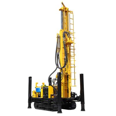 China Construction worksÂ   HENGWANG HQZ320L Crawler Double Motor Steel Main Winch Rotary Air Drill Rig for sale