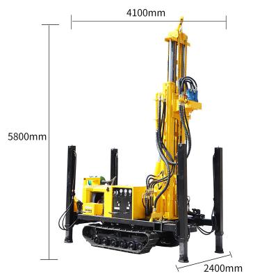 China Farms deep water well drilling rig water well boring machine for sale