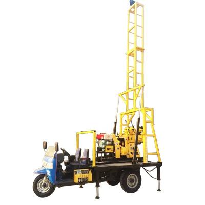 China Construction worksÂ   water well drilling rig and hydraulic rock drilling rig, core drill rig, MOUNTED ON tricycle for sale