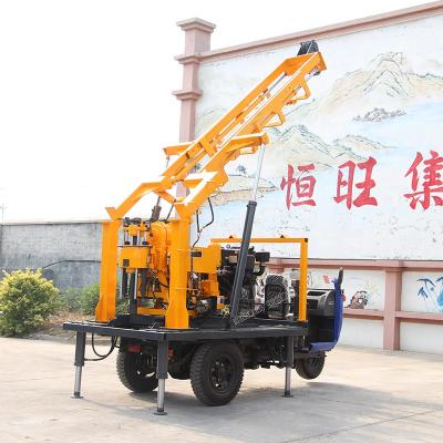 China Construction worksÂ   HW160S Tricycle Mounted Borehole Water Well Rig Drilling Machine for sale