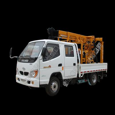 China Construction worksÂ   XY-3C 600m deep 8inch 300m truck mounted water well drilling rig machine in Mexico for sale