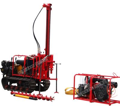 China Portable Pneumatic Crawler Core Drill/Mountain Exploration Blast Hole Drill Geological Machine Easy for sale