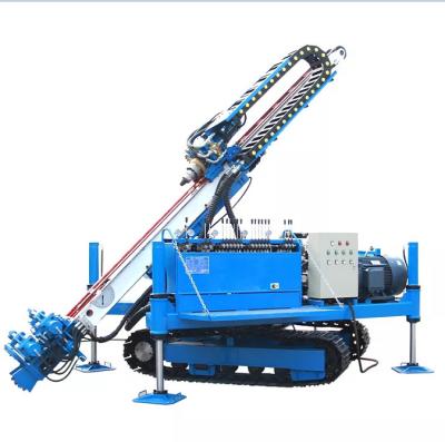 China Crawler Mounted Drilling Rig Multipurpose Drilling Rigs 0-90 Degree Rotation Anchoring Drill Rig for sale