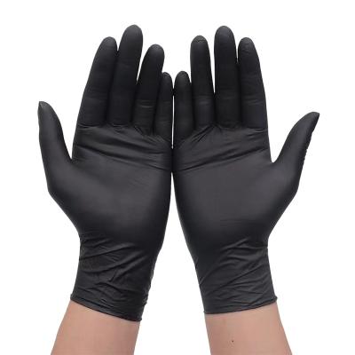 China Food contact grade wholesale high quality black rubber gloves household food grade rubber gloves for sale