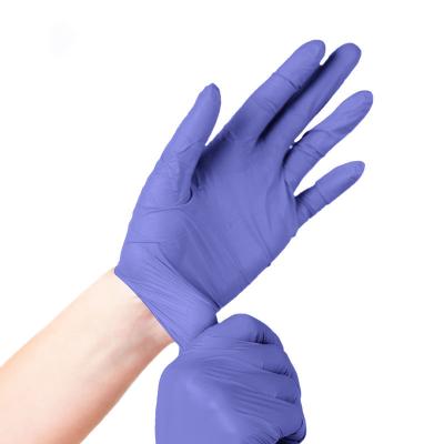 China Food Contact Grade Wholesale Blue Food Grade Gloves High Quality Rubber Gloves Rubber Household Gloves for sale