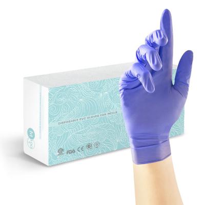 China Wholesale Custom Blue Rubber Food Contact Grade Food Grade Kitchen Civil Food Cleaning Gloves Thickened for sale