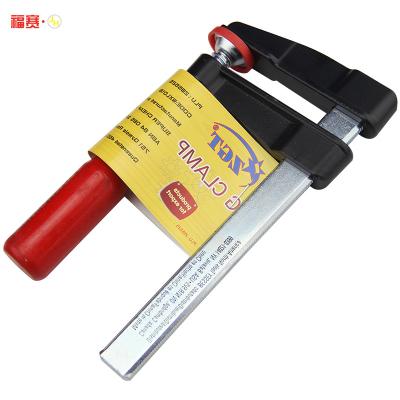 China FUSAI Work Quick Quick Release F Clamp Heavy Duty Woodworking L Style Clamp for sale