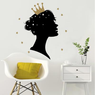 China WALL STICKER Quotes Princess Room Decor Nursery Wall Decal Sticker Art Mural Vinyl Waterproof Wallpaper Wall Stickers Kids for sale