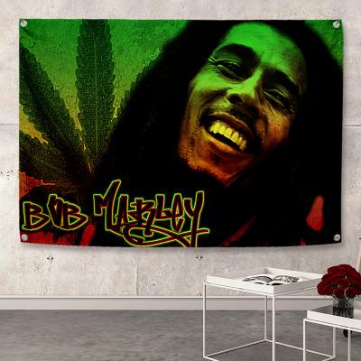 China Hotel and Resort 3x5ft 3D Printing Trippy Hemp Lion Reggae Rasta Flag Weed Rastafarian Wall Hanging Flag Room Decor with 4 Grommets for sale