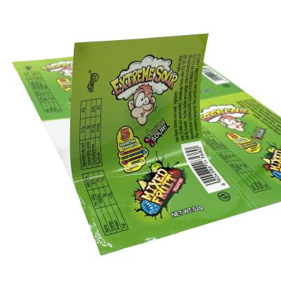 China Hot Selling Custom Waterproof Logo Printing Green Food Seal Label Self Adhesive Paper Stickers Packaging Bottle Stickers for sale