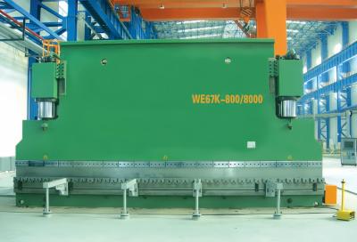 China ELECTRIC-HYDRAULIC SYNCHRONIZATION CNC PRESS BRAKE, WE67K 800/8000 SERIES for sale