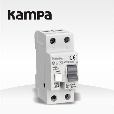 China Long Service Life RCCB Residual Current Circuit Breaker 30ma 100ma 300ma 63amp for sale