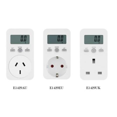 China EU / AU / UK Plug-In Digital Wattmeter LCD Energy Monitor Power Meter for sale