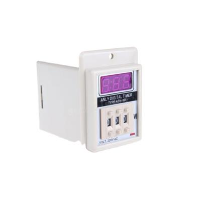 China Electric Digital Interval Auto Electrical Relay 24v 90*58*88mm  Front Panel Type for sale