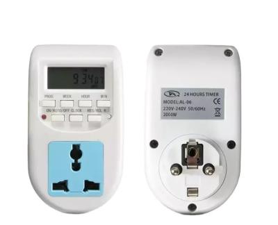 China Mini Type Digital Electric Timer Switch AL-06 With Socket for sale