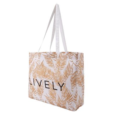 China Recyclable Wholesale Cotton Tote Bag Accept Custom Print Eco-Friendly Shopping Canvas Tote Bag for sale