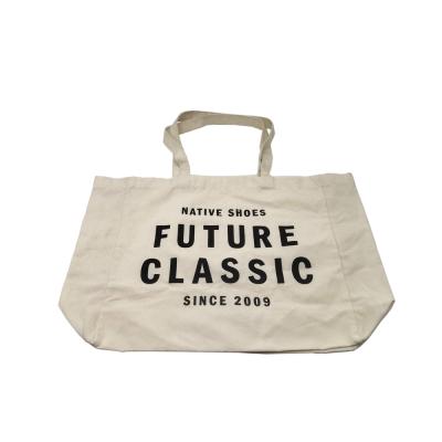 China Wholesale Custom Handled Printed Eco Friendly Recycle Simply Organic Eco Canvas Reusable Women Tote Cotton Bag for sale