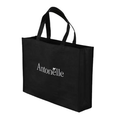 China Wholesale Customized Recyclable Non Recyclable Recycled Eco Woven Fabric Recycled Tote Shopping Bag Bag With Printing Logo for sale