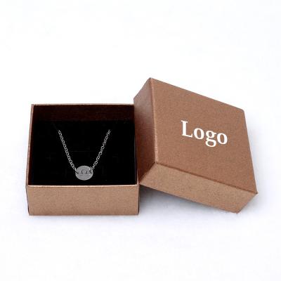 China Custom Printing Recyclable Flip Jewelry Packaging Box Luxury Cardboard Flip Style Logo Jewelry Box Case for sale