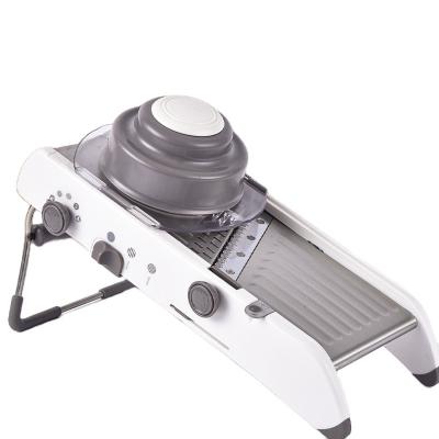 China Sustainable New Professional Stainless Steel Vegetable And Fruit Slicer Cutting Machine Multiple Cut Types for sale