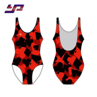 China 2022 Newest Design ODM Ladies Anti-UV Custom Made Red One Piece Swimsuit for sale