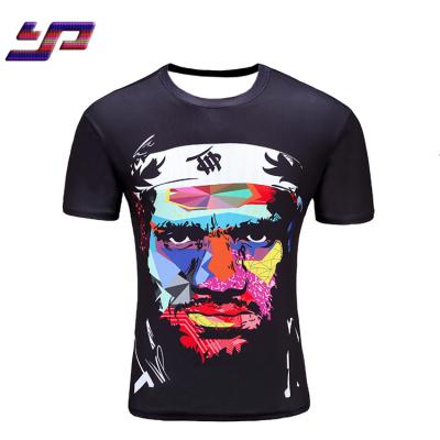 China Anti-pilling design your own gym t-shirt polyester t-shirt for men for sale