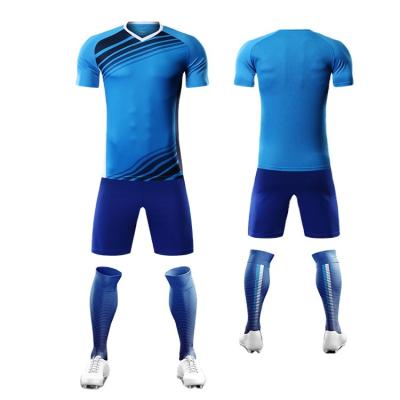 China Cheap Colorful Custom China Guangzhou Soccer Teams T Shirts Sets Wholesale Sublimated Youth Soccer Jersey Set for sale