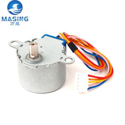 China Small DC Stepper Motor 24BY 4Phase Permanent Magnet Stepper Motor 5V 12VDC For Robots for sale