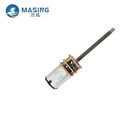 China Mirco Brushed DC Gear Motor N20 6V Mini DC Motor With M3 M4 Thread Shaft for sale