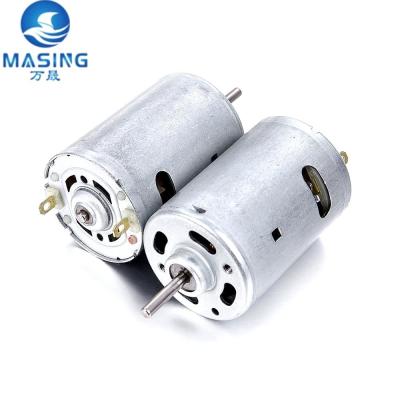 China Motor DC de ímã permanente personalizado 12V 6V 18V Motor DC RS 550 545 555 Motor DC de alta RPM 30000RPM à venda