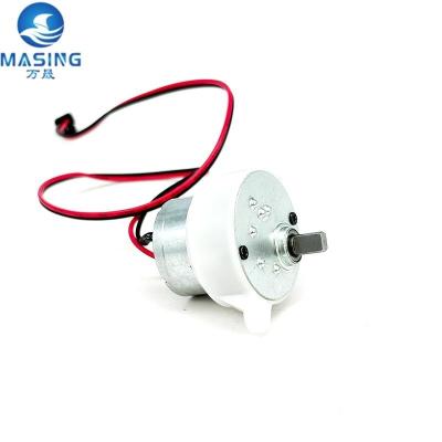 China RF300 12 Volt DC Gear Motor Rotating Desk Lamp With Permanent Magnet Plastic Gearbox for sale