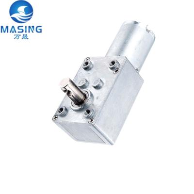 China 3246 Worm Gearbox DC Motor 370 Worm Geared Motor Customized For Doll Machine for sale