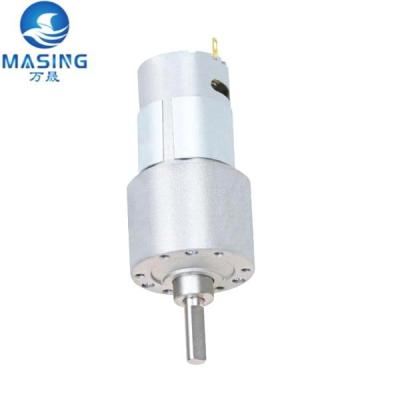 China Rs-385 Rs-395 Motor DC con caja de cambios de 37 mm Dc 12v Motor de engranajes de alto par motor de engranajes cepillado en venta