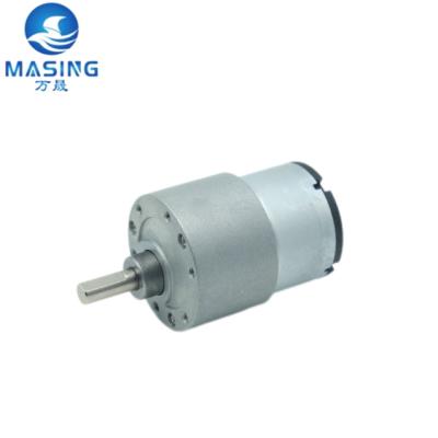 China 37mm High Torque Dc Gear Motor 12v 10 Rpm 33 Rpm Gear Motor For Baby Cradle for sale