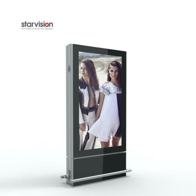 China 500-700cd/m2 75Inch Digital Totem Display Free Standing Digital Signage for sale