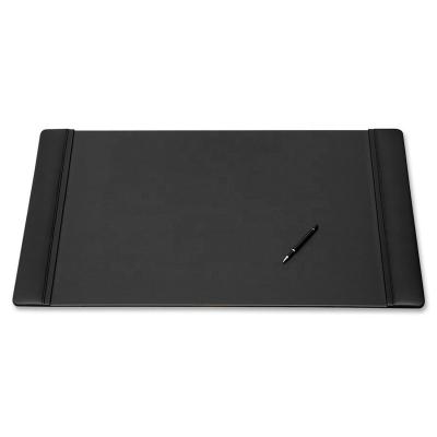 China Wholesale Cheap Wholesale Black Smooth Factory Custom Writing Durable Leather Desk Pad Leather Desk Pad for sale