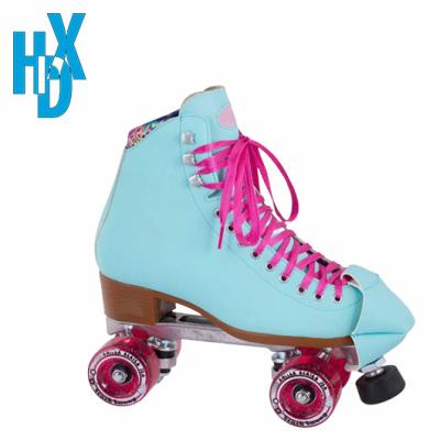 China Factory Wholesale Outdoor Quad Skates Womens Classic Casual Quad Skates 4 Wheels Snap Roller Quad Skates 35-44 for sale