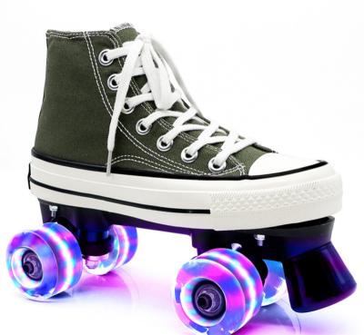 China Roller Skating Sport New Design High Quality Quad Casual Roller Skates 4 Wheel Popular Quad Skates for sale