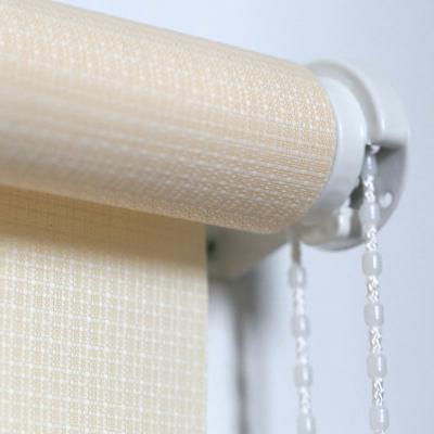 China Wholesale new style slat fabric manual roller blinds and curtains sunscreen waterproof fabric for sale