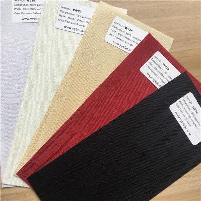 China Best Quality Blackout/Daylight Vertical Blind Fabrics Double Sun Fabric For Vertical Roller Window Blinds for sale