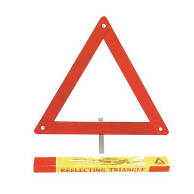 China Easy to Fold and Reflective Triangular Car Safety Road Traffic Emergency Tripod Road Safety Warning Sign for sale