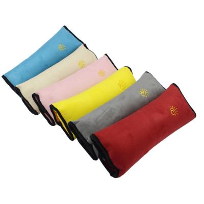 China New Fabric Baby Carriage Safety Seat Belts Rest Shoulder Pillow Infant Car Seat Head Support for sale