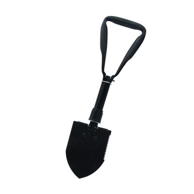 China Mini Portable Outdoor Hike Displacement Garden Outdoor Camping Fishing Shovel Multifunctional Military Folding Shovel for sale