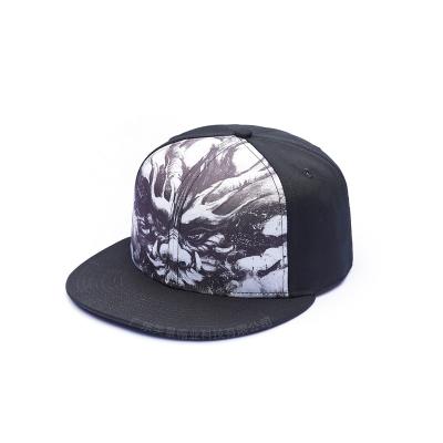 China JOINT Baseball Hat 6 Panel Brim Hat Custom Embroidered And Printed Flat Sublimation Snapbacks For Men for sale