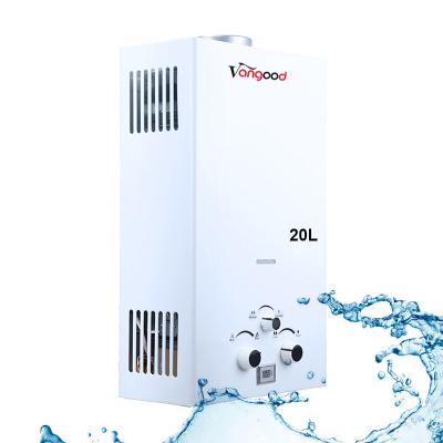 China Vented Propane Gas Water Heater On Demand 40kw Hotel Whole House Tankless High Natural Zero Charge for sale