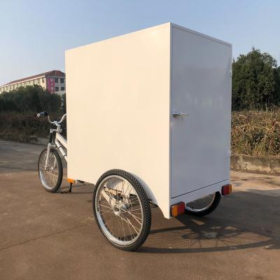 China Heavy Duty Cargo Transport Cargo Tricycle , Cargo Delivery Tricycle With Pedal Assist for sale