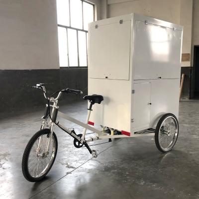 China Ester Street Vending Coffee Trike /Coffee Cargo Bike Electric Tricycle for sale