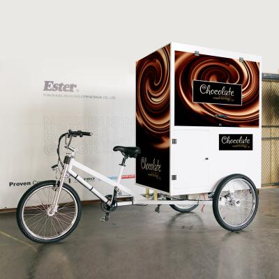 China Cargo Ester Electric Coffee Vending Tricycle For Sale for sale