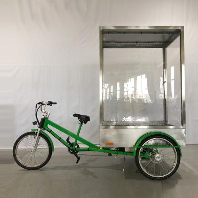 China Advertising Profit 4 Side Billboard Electric Tricycle , Advertising Tricycle for sale